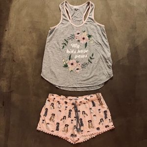 My kids have paws pj set